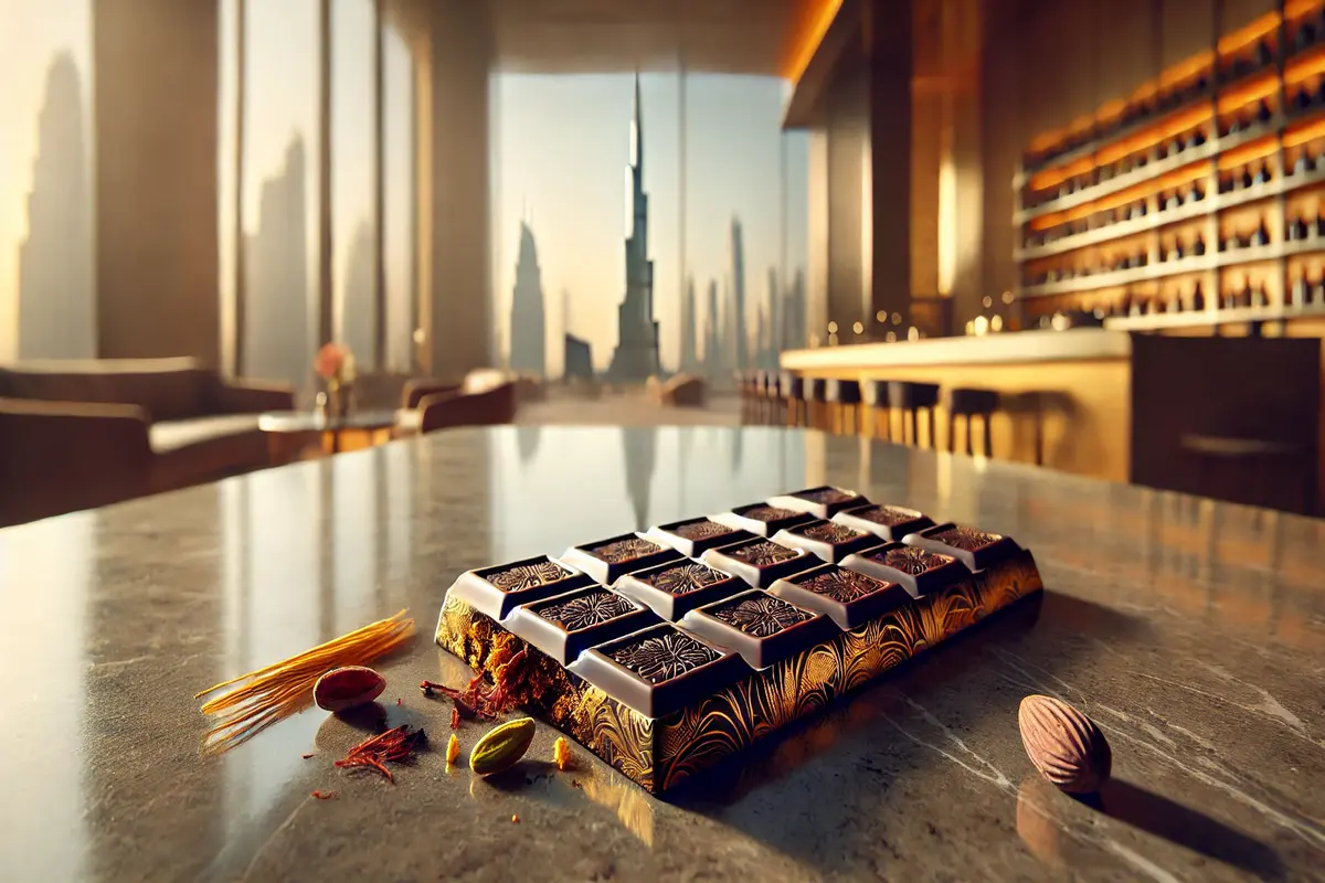 Viral Dubai chocolate bar