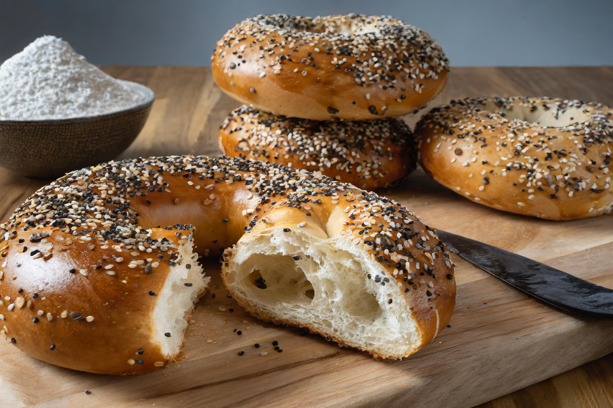 Sourdough bagel recipe